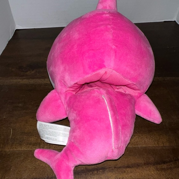 Baby Shark Puppet Plush Mommy Shark Singing Stuffed Animal Pink Fish 12" Tempo - Picture 4 of 5